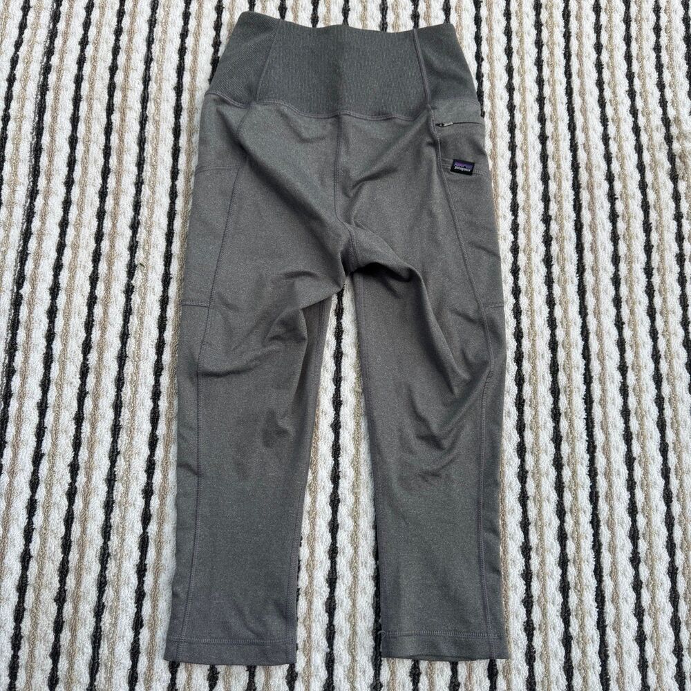 Patagonia Women's Lightweight Pack Out Cropped Leggings Grey Women’s Small